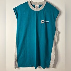 NFL Miami Dolphins Tank Top - Teal and Gray